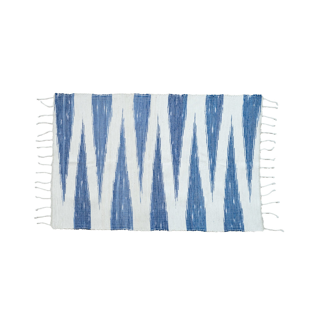Wash Weave Rug, Indigo, 100x150cm