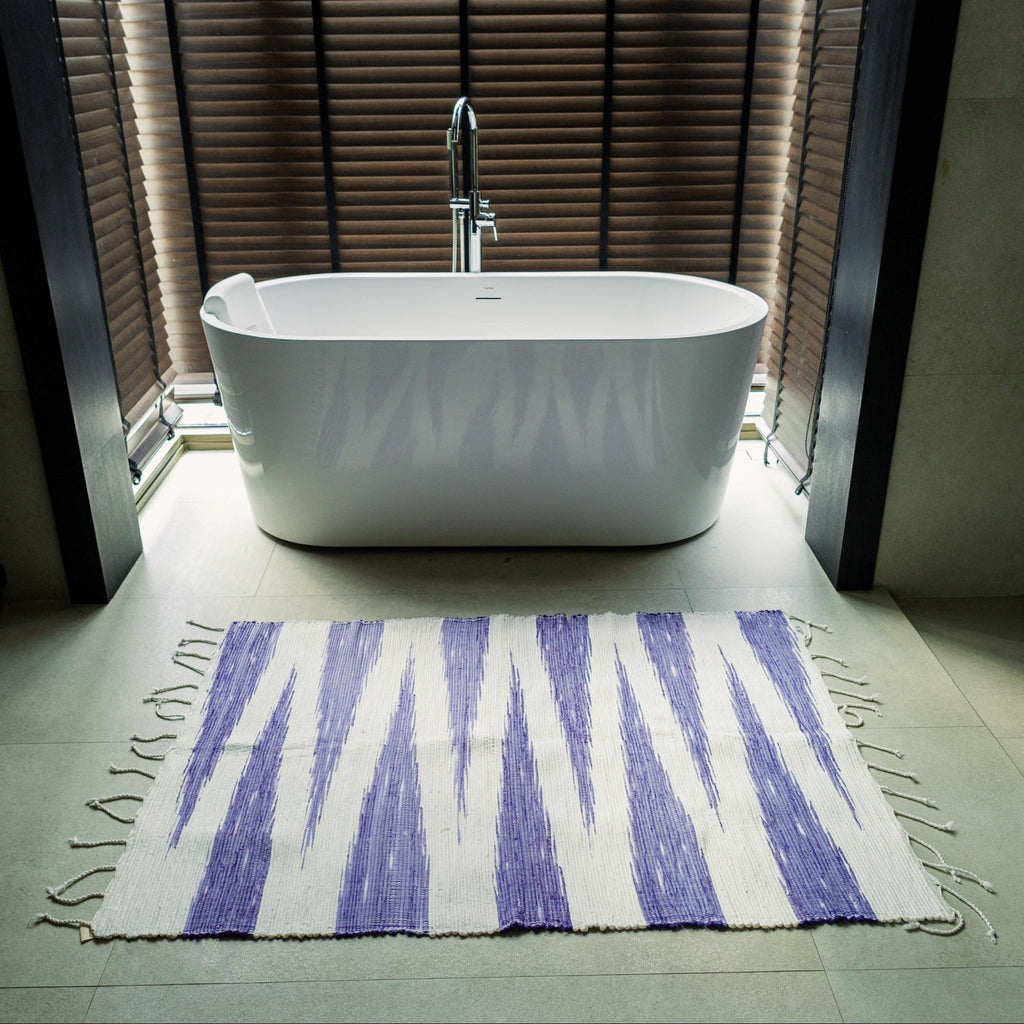 Wash Weave Rug, Indigo, 100x150cm