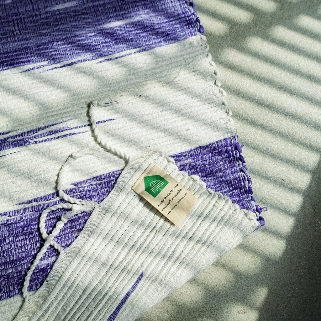 Wash Weave Hall Runner, Indigo, 52x130cm