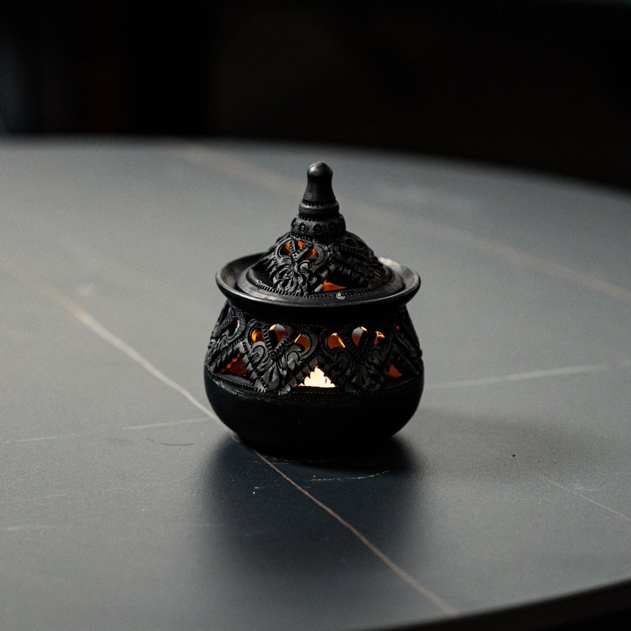 Noctura Tealight Burner, Black