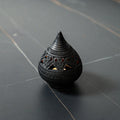 Teardrop Tealight Burner, Onyx