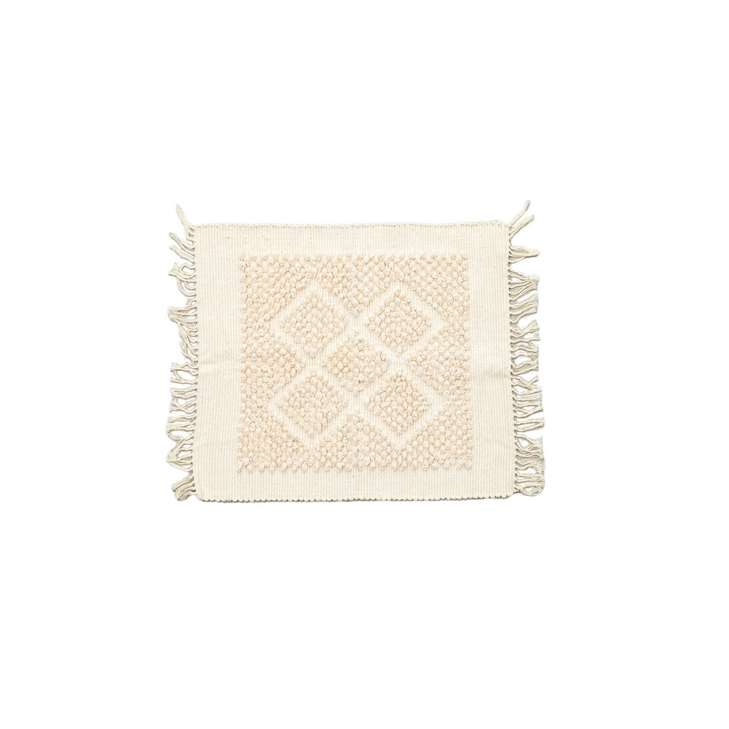 Terra Weave Mat, Neutral, 60x52cm