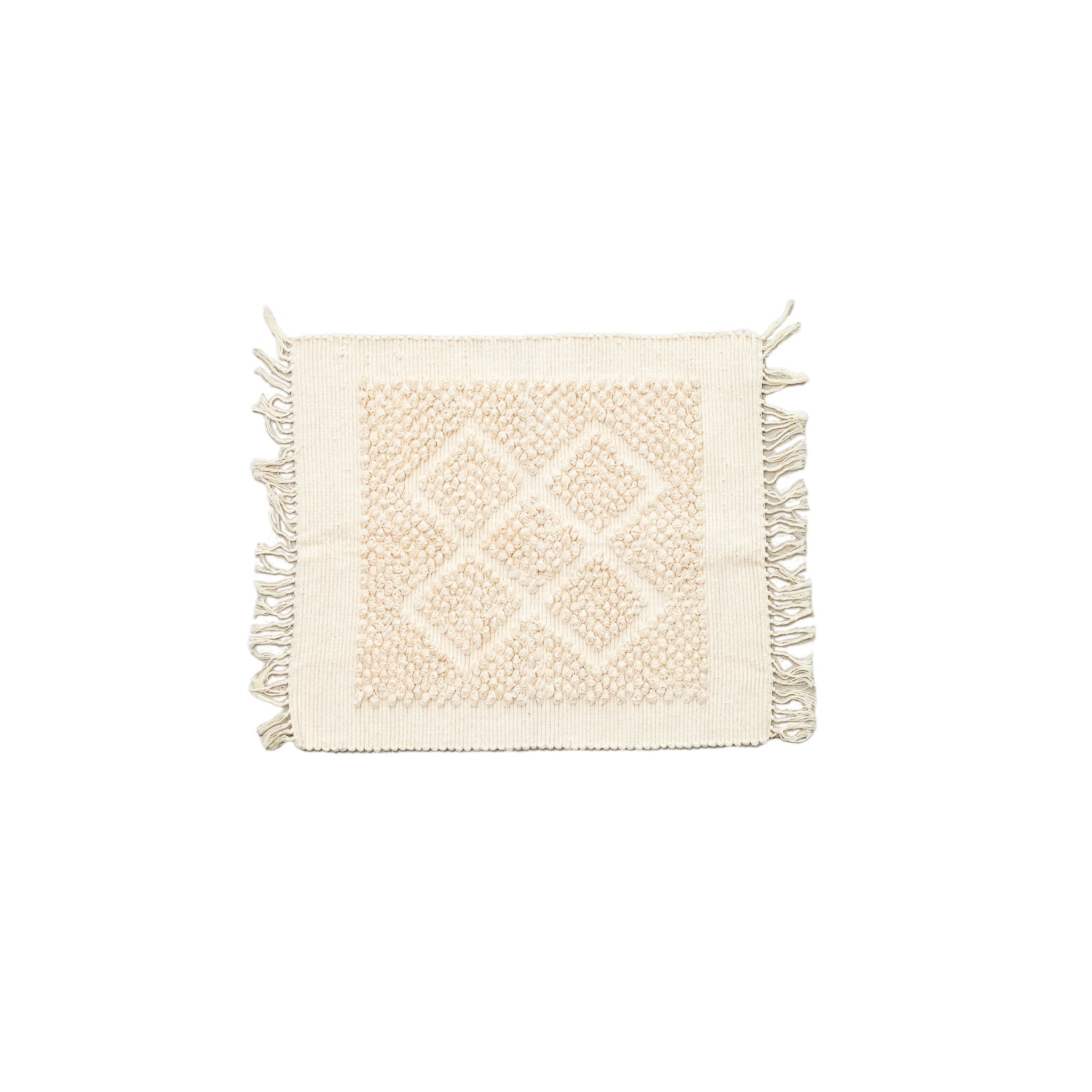Terra Weave Mat, Neutral, 60x52cm
