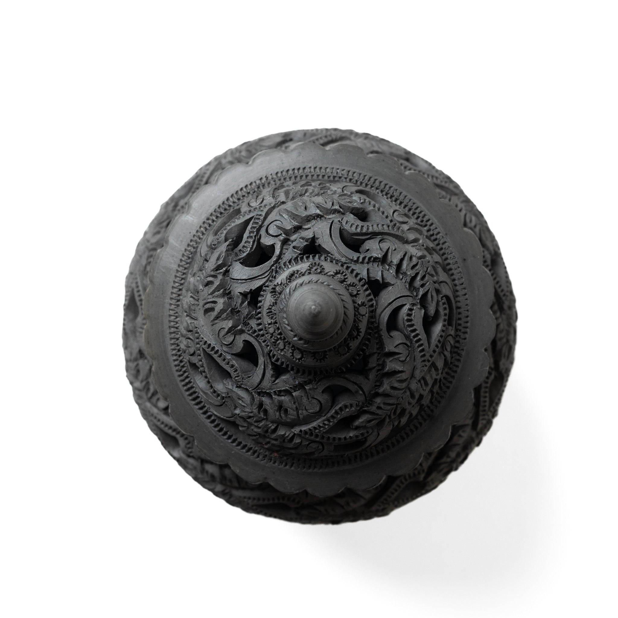 Charcoal Tealight Holder with Plate