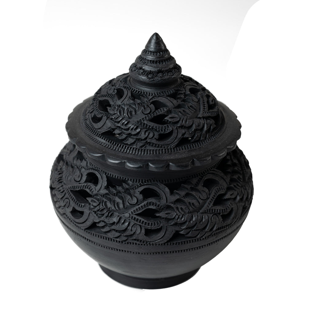 Midnight Ceramic Tealight Holder