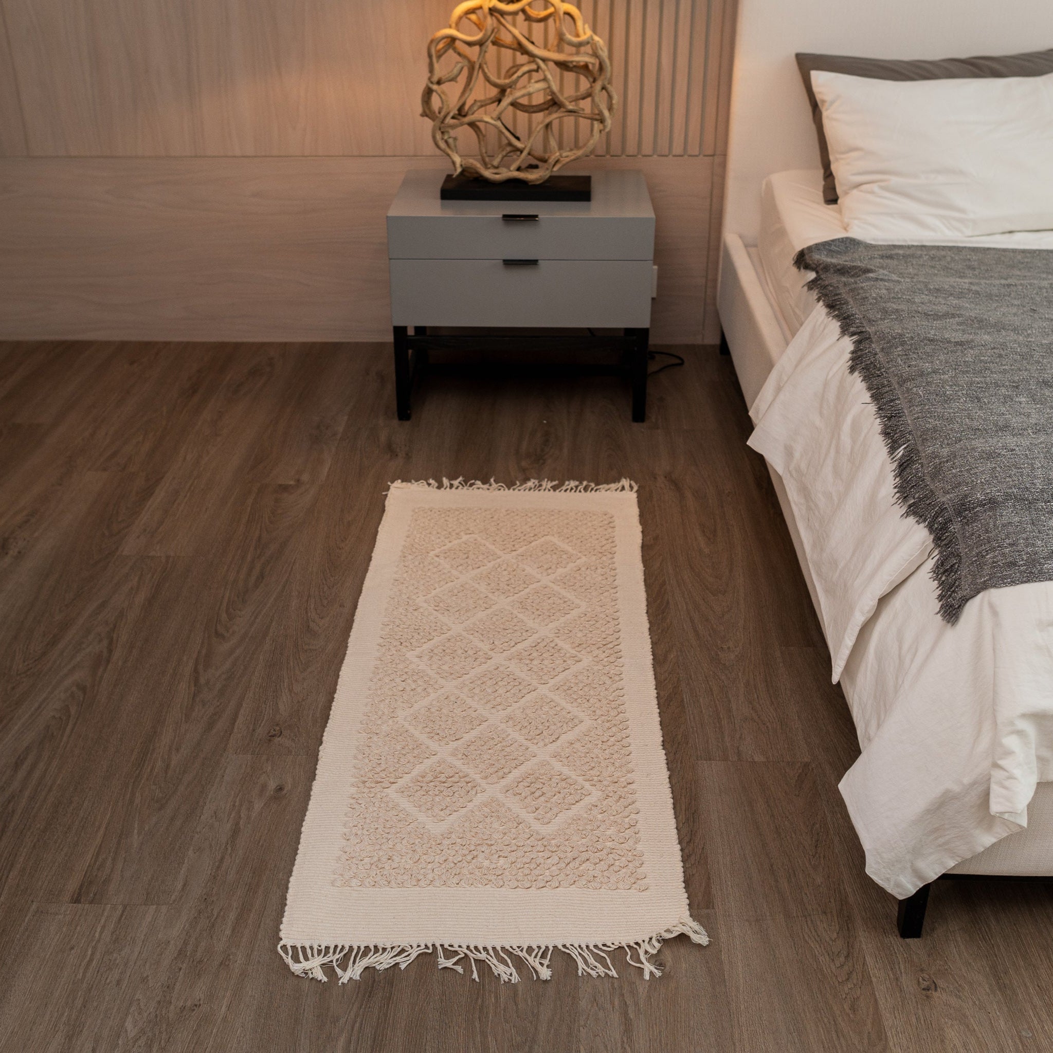 Terra Weave Hall Runner, Neutral, 126x52cm