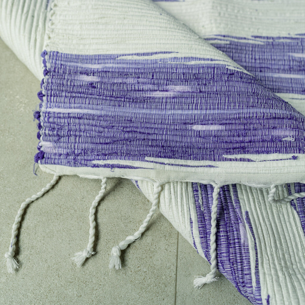 Wash Weave Hall Runner, Indigo, 52x130cm