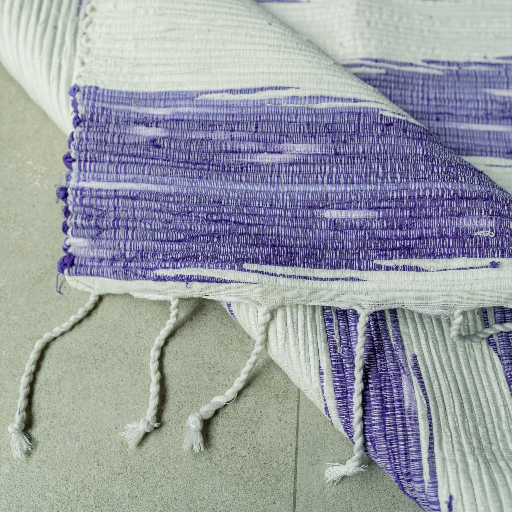 Wash Weave Hall Runner, Indigo, 52x130cm